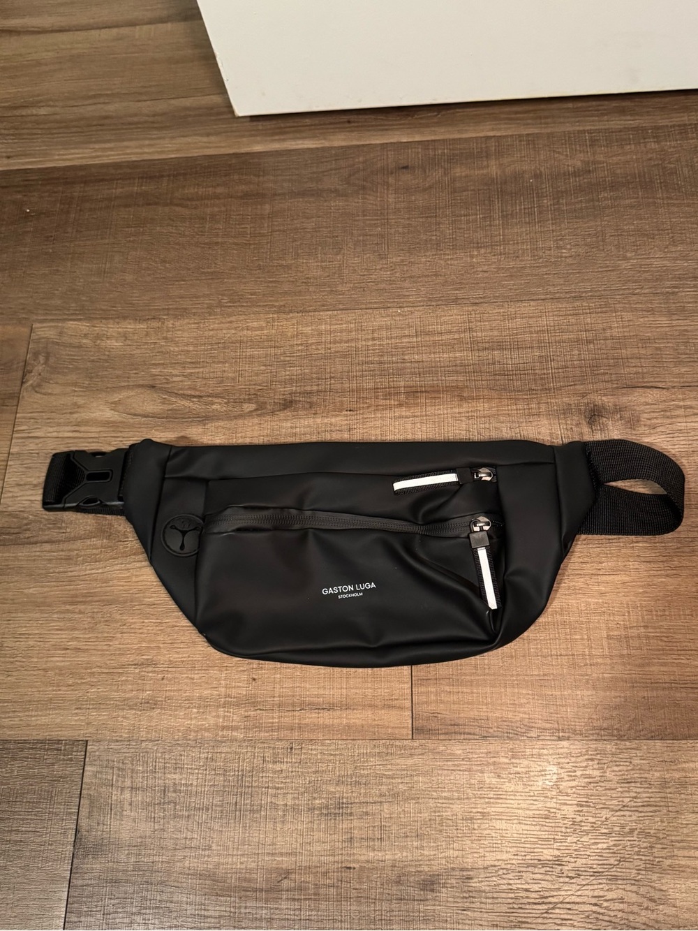 Gaston Luga Black Men's Waist Bag